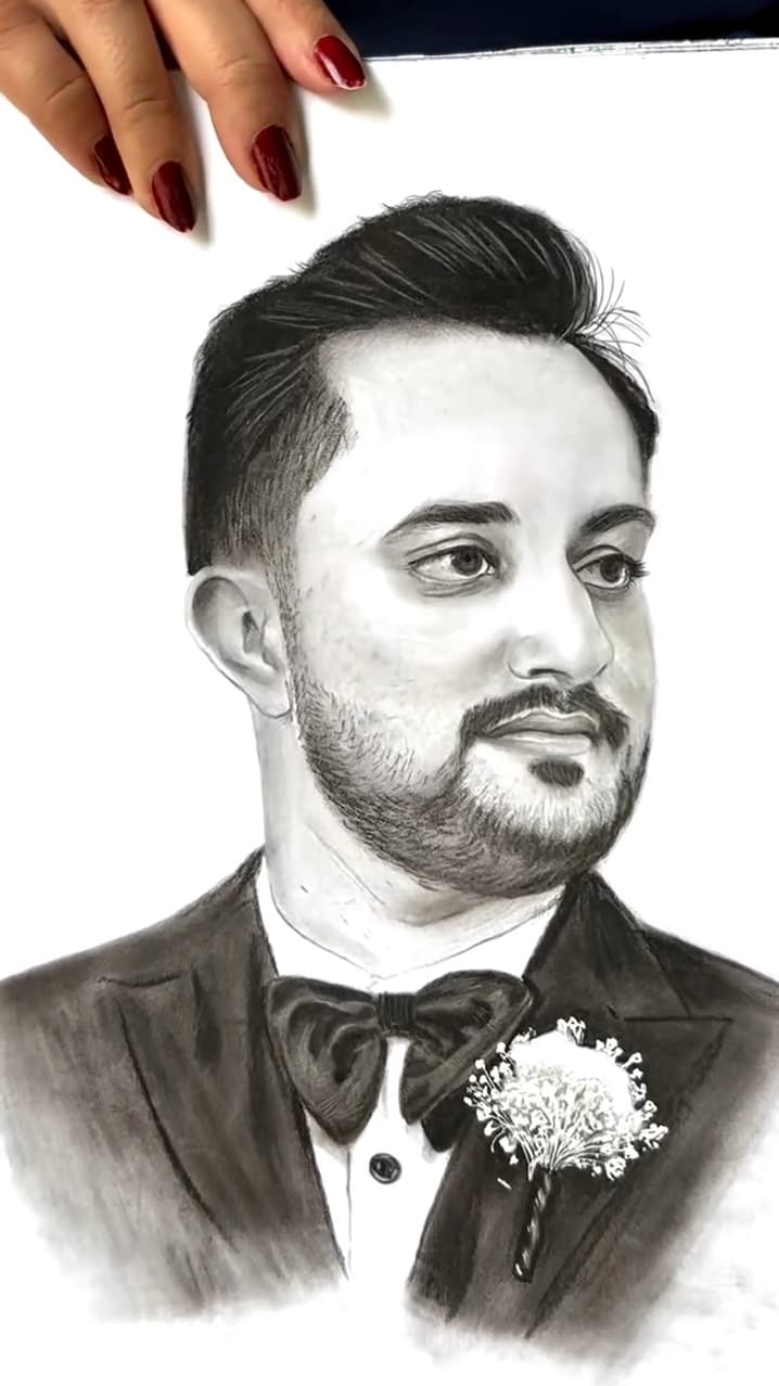 The Groom — Graphite pencil